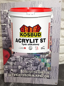 KOSBUD Польша ACRYLIT ST – силикатная штукатурка “барашек”