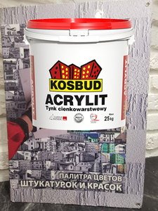 KOSBUD Польша ACRYLIT- акриловая штукатурка “барашек”